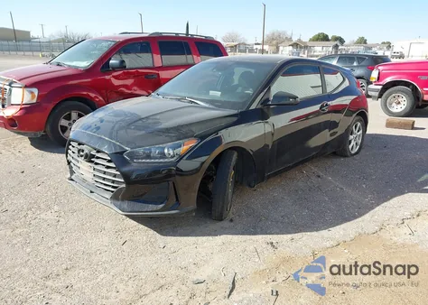 2019 Hyundai Veloster 2.0 z USA, uszkodzony, nr VIN KMHTG6AF2KU019378